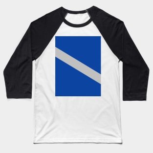 Las Vegas City Flag Blue Silver Sash Baseball T-Shirt